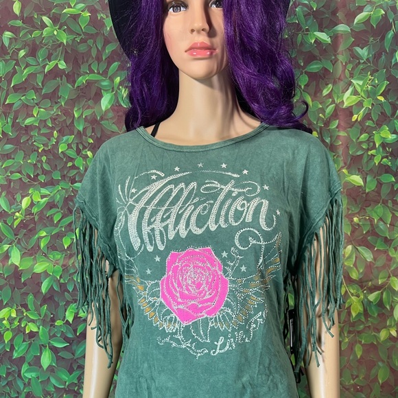 Affliction Women’s T-Shirt - Picture 10 of 12